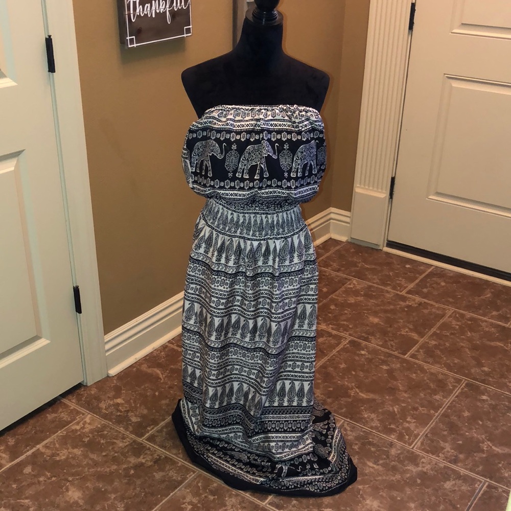 Strapless Maxi Dress